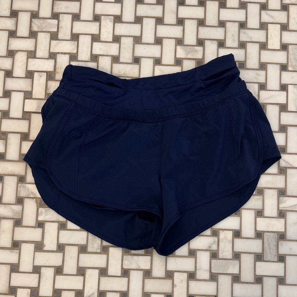Lululemon Athletica Dark Blue Athletic Shorts